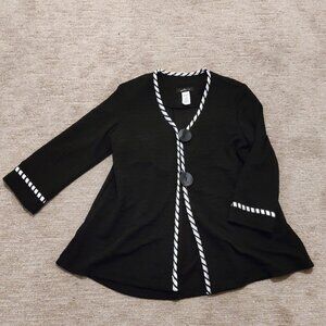 Yushi Jacket Black and White size S